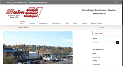 Desktop Screenshot of hahnsupply.com